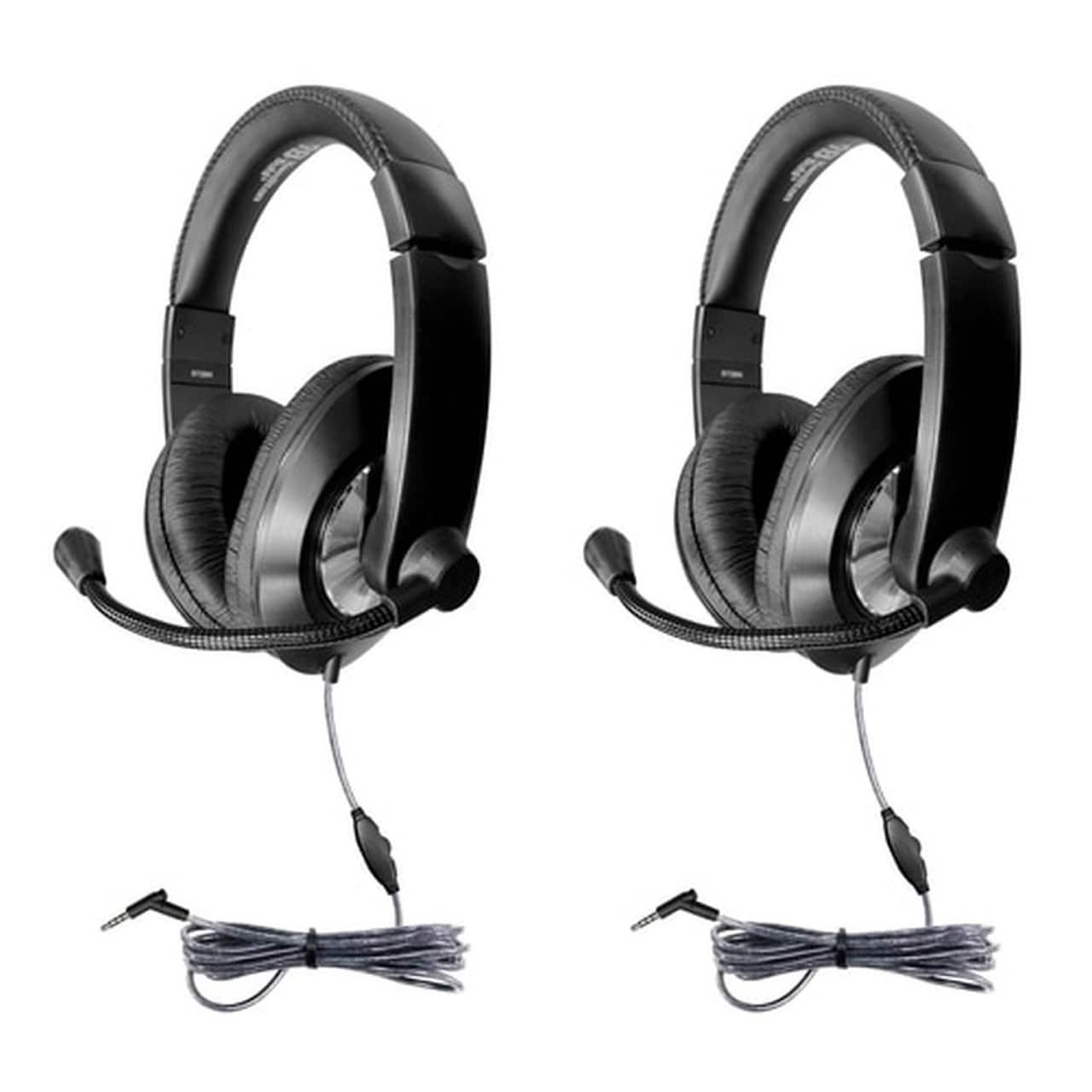 HamiltonBuhl® Smart-Trek™ Deluxe Stereo Headset with Gooseneck Microphone, 2ct.